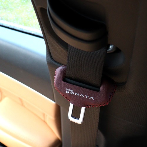 가죽 안전벨트 클립 커버 현대 쏘나타 디 엣지