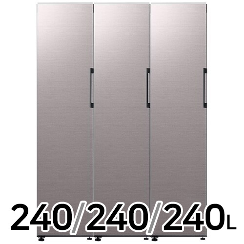 삼성전자 비스포크 키친핏 바이브 RZ24A5600AP + RZ24A5600AP + RZ24A5600AP (브라우니실버)