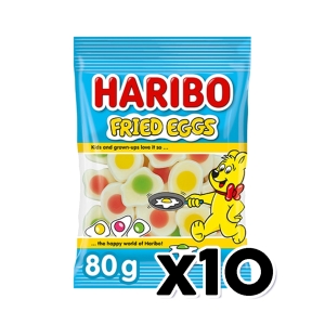 하리보 계란프라이 모양젤리 80g (10개)_이미지