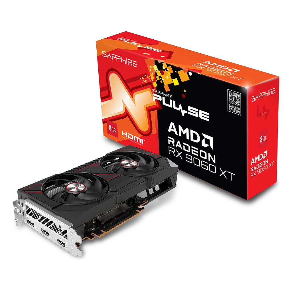 SAPPHIRE <b>라데온</b> RX 9060 XT PULSE OC D6 8GB