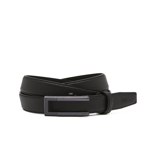 닥스 남성 블랙 음각로고 소가죽 벨트_DBBE6E242BK_이미지