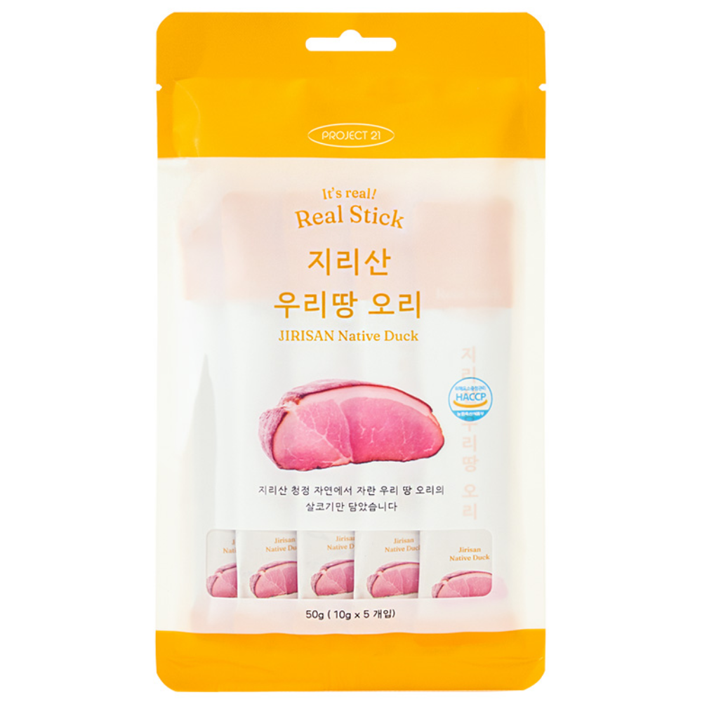 프로젝트21 리얼스틱 지리산 우리땅 오리 50g (10g x 5p) (1개)_이미지