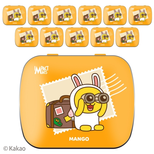 임팩트 카카오프렌즈 민트 카카오 무설탕 캔디 망고 무지