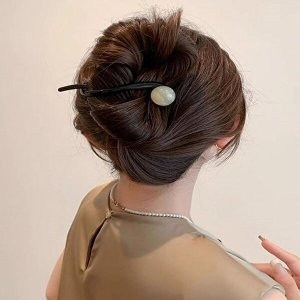 셀러허브 JHQRQ3Q8_4B 여성 여름머리핀 트위스트 서클 머리핀