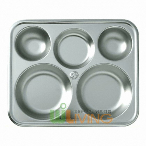 위드리빙 스텐전말이 식판_3호 초중생용/국그릇겸용 x25개_이미지