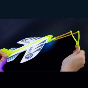 LED 부메랑 비행기 1인용 돌아오는 글라이더 과학원리