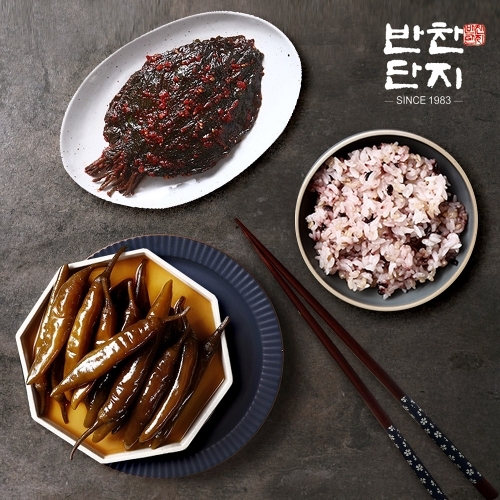 반찬단지 청양간장고추 1kg + 고추무침 1kg