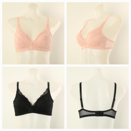 비너스 플러스 A컵 B컵 레이스 노와이어 풀컵 VBRQ885ABASG