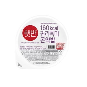 CJ제일제당 햇반 라이스플랜 귀리흑미 곤약밥 150g (6개)