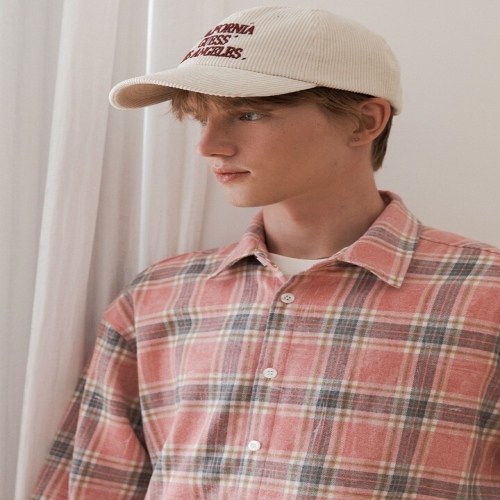 게스 남여공용 코듀로이 캡모자 OP3A5580