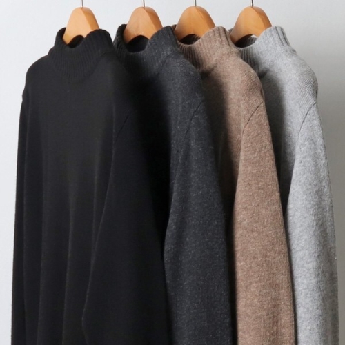 시드마켓 반폴라 베이직 롱니트티 312J569S 빅사이즈 여성