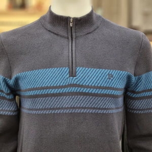 피에르가르뎅 겨울신상 이면 테리 블럭 하프집업 PPKR4902383_SH