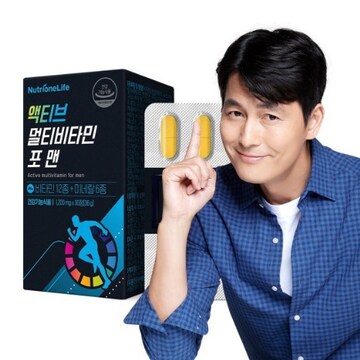비타슈넬 액티브 멀티비타민 포맨 30정 (1개)
