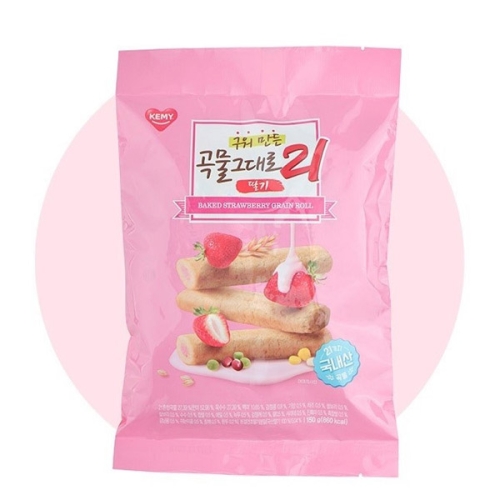 곡물그대로21 150g 4종세트 오리지널 자색고구마 딸기 초코 딸기 150g 4