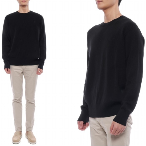 아미 남성 하트 로고 울 니트 HKS826 001 0180