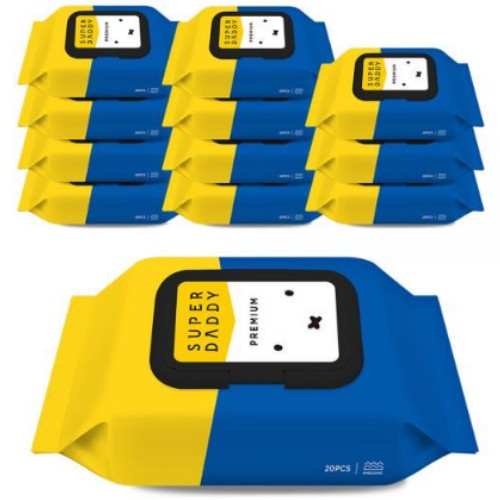 미피 프리미엄 물티슈 캡형 20매