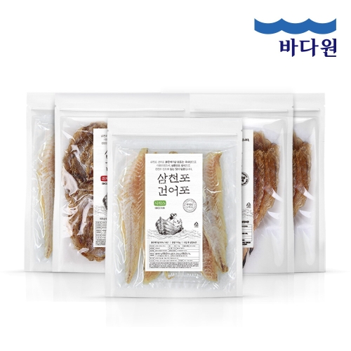 자연향기 삼천포 건어포 세트(쥐치포 100g+아귀포 100gx2봉+나막스 100gx2봉) (1개)_이미지