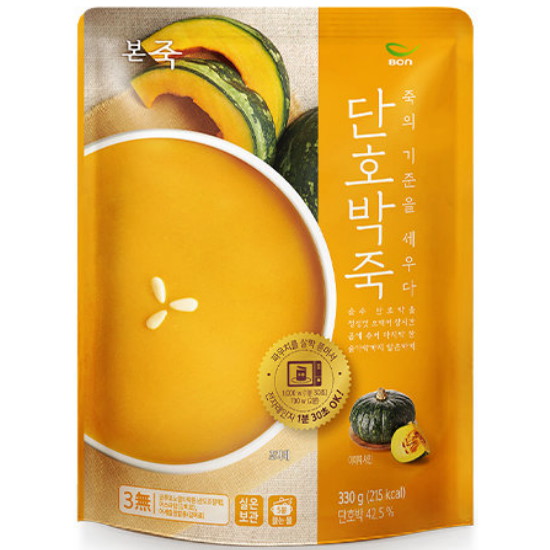 본아이에프 본죽 아침엔 본죽 단호박죽 330g (1개)_이미지