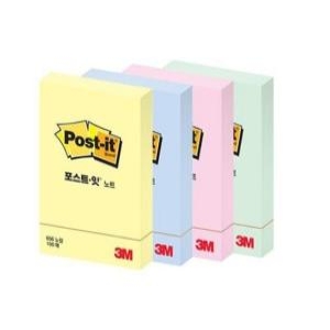 3M 노트 656 크림블루 (1개)_이미지