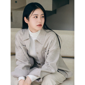 프로젝트엠 여성 울 라이크 셔켓 EPE4WC2053_이미지