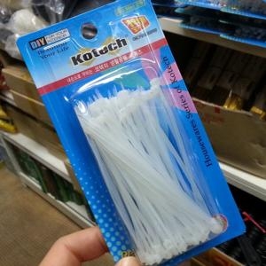 코텍 케이블타이 소 K 829 케이블정리 전선 선정리 코