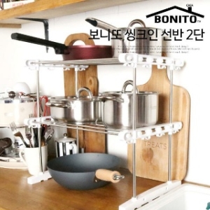 서림 보니또 씽크인 2단 선반 씽크인 2단 선반_이미지