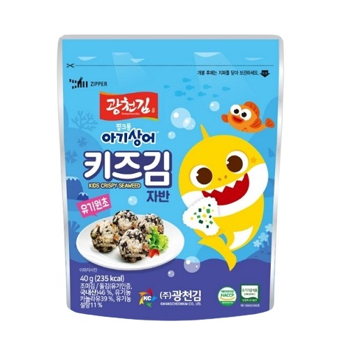 광천김 핑크퐁 키즈김 김자반 40g (5개)_이미지