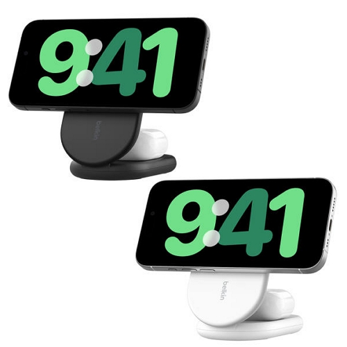 벨킨 부스트차지 2in1 Qi2 15W 맥세이프 폴더블 무선충전기 WIZ028_이미지
