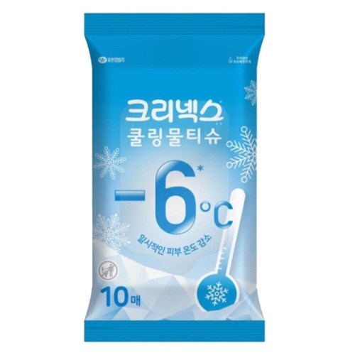 크리넥스 쿨링물티슈 리필형 10매이미지입니다. 누르면 해당 게시물로 새창이동합니다.