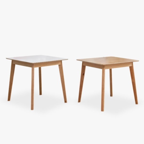 엠하우스 엠비오 원목 HPM 사각 식탁 800 (의자별도)_이미지