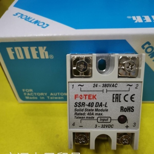 테이트 SSR-40DA-L 대만 FOTEK SCR 모듈 경제적인 솔리드 스 릴레이 신제품