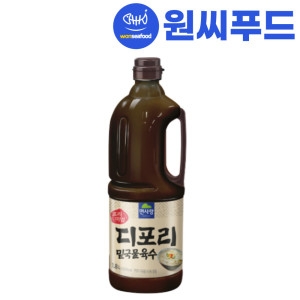 원씨푸드 프리미엄 밑국물 디포리육수 1.8L 밴댕이 육수 업소용 대용량