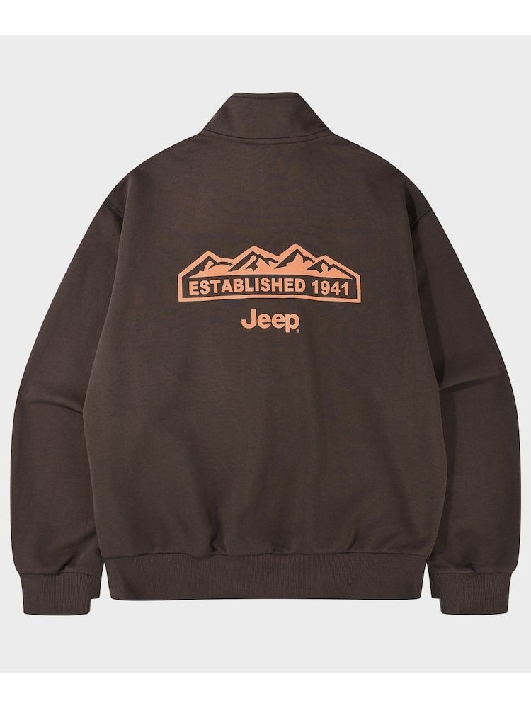 JEEP M-Logo <b>에센셜</b> <b>하프</b><b>집업</b> 맨투맨 JR5TSU838DB 9D5QRS6 36U7TBH QDIJR5TSU838DB