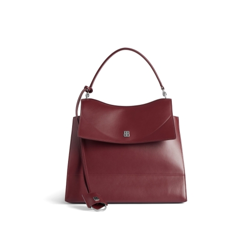 발렌시아가 여성 나노 미디엄 핸드백 다크 버건디 8292932ABT06036_이미지