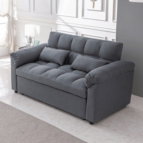 노아가구 잠이솔솔 접이식 패브릭 소파베드 2인용_이미지