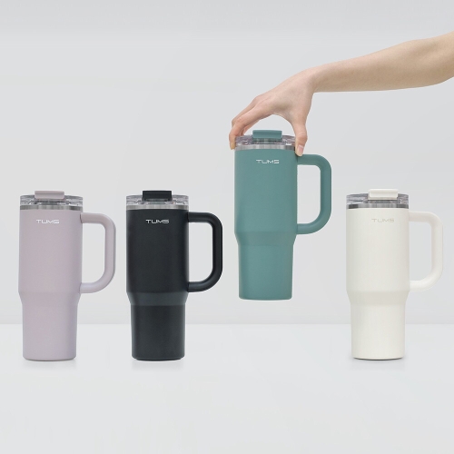 텀스 플립 스트로우 대용량 텀블러 900ml (2개)_이미지
