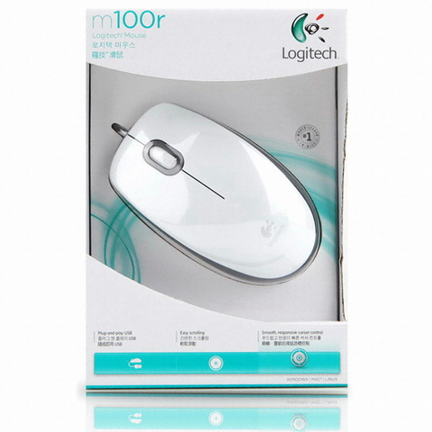 로지텍 M100r (정품) (화이트)_이미지