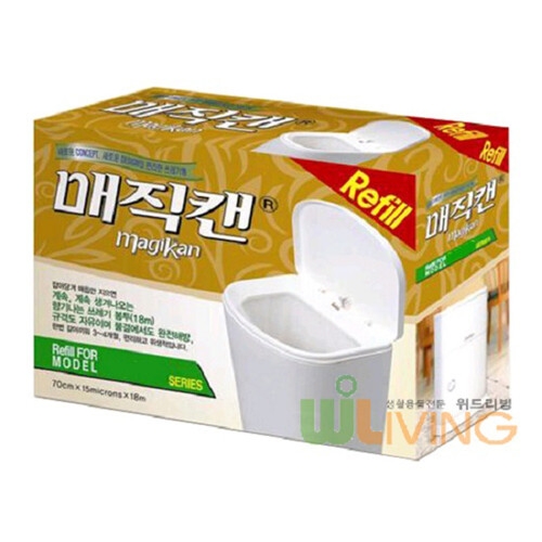 위드리빙 매직캔 리필봉투 280R 리필휴지통 전용비닐 WL-1974_이미지