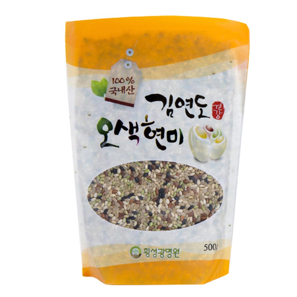 횡성광명원 김연도 오색현미 500g (15개)_이미지