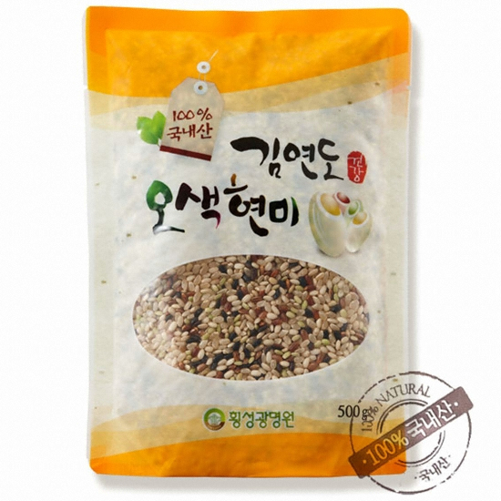 횡성광명원 김연도 오색현미 500g (15개)_이미지