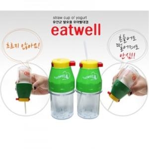 eatwell 유산균 발효유 빨대컵