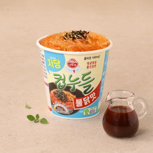 오뚜기 저당컵누들 불닭맛 42g (1개)_이미지