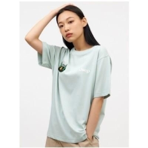 JEEP 스피릿 남여공용 텐트 자수 아트웍 반팔티5 JO2TSU1075SG