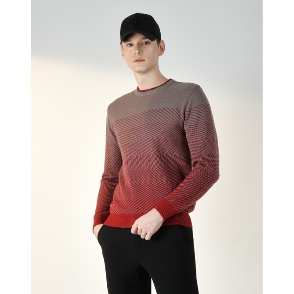 PREMIUM 그라데이션 패턴 니트 DGSW4D712R3