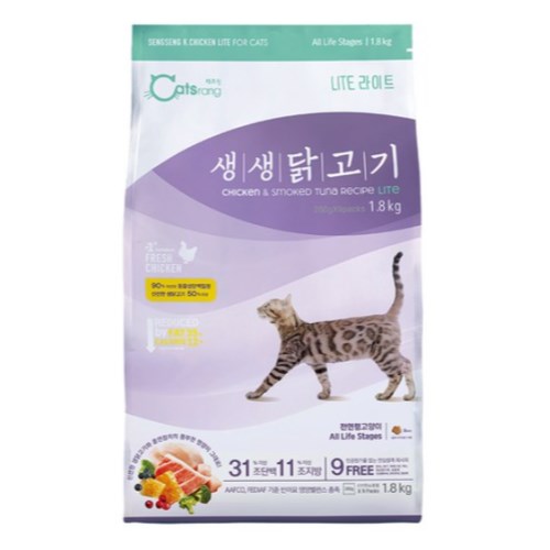 캐츠랑 생생닭고기 라이트 1.8kg (1개)_이미지