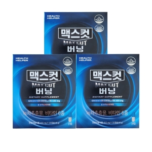 한국바이오팜 헬스헬퍼 맥스컷 다이어트 400mg 120캡슐 (3개)