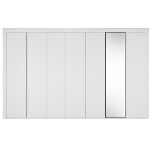 한샘 바이엘채널 거울 붙박이장 행거형 (400cm)_이미지