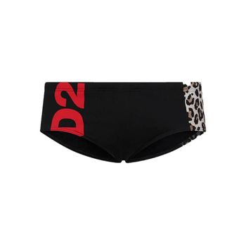 로고 레오파드 스윔 쇼츠 D7B456900ISA01 153086691