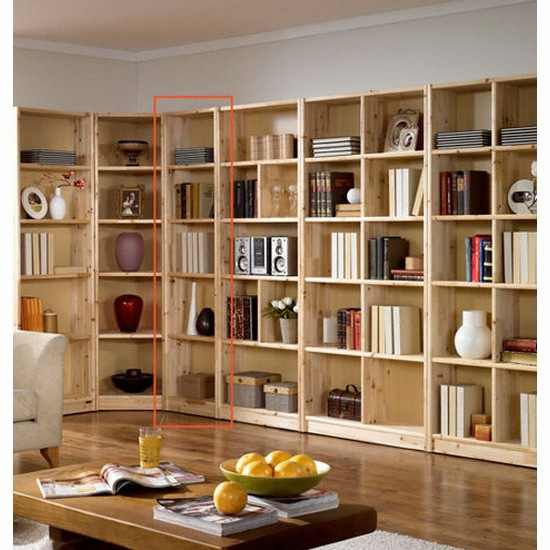 유니콘인터내셔널 그랜드 5단 삼나무 원목 책장 500