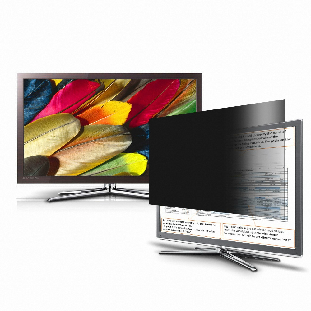 와룡물산 세이퍼플러스 모니터 블루라이트차단 정보보안 필름 (PBS 24W-A)_이미지